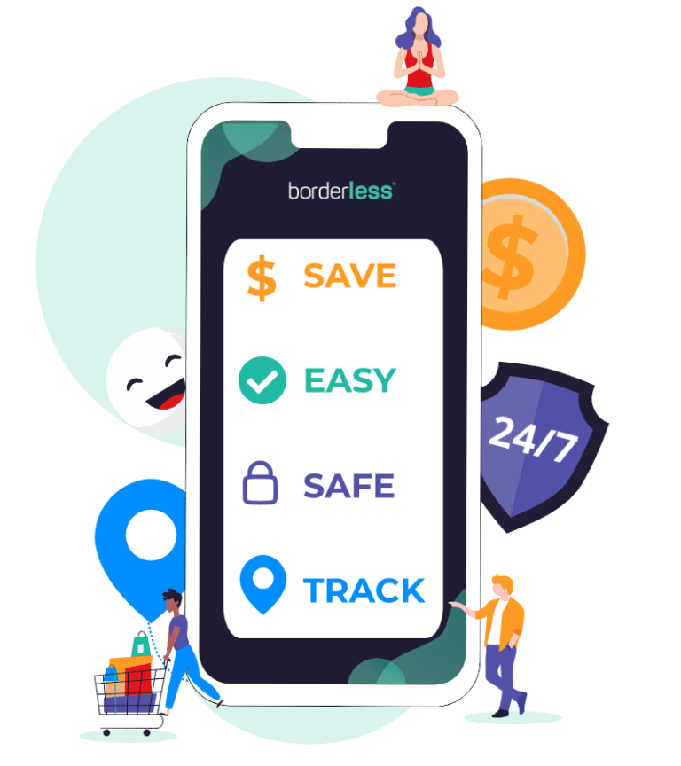 borderless is Safe. Easy. Save big. Track.