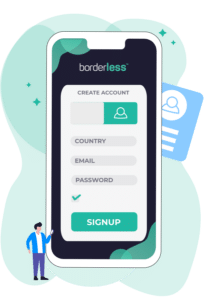 Create your borderless account