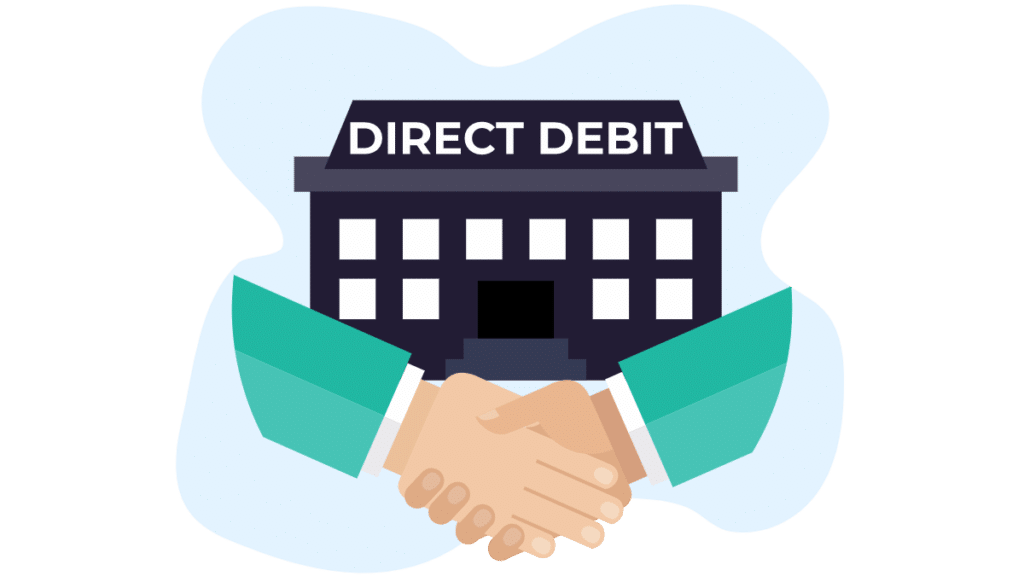 A direct debit (known as ACH debit or bank debit) is an authorized payment instruction to your bank where funds can be debited from your bank account.