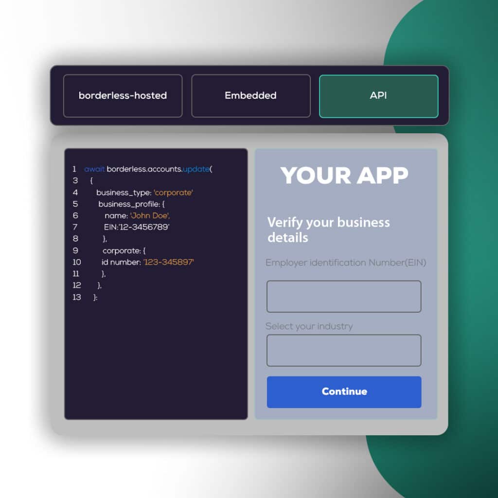 borderless Marketplace Onboarding API - 3